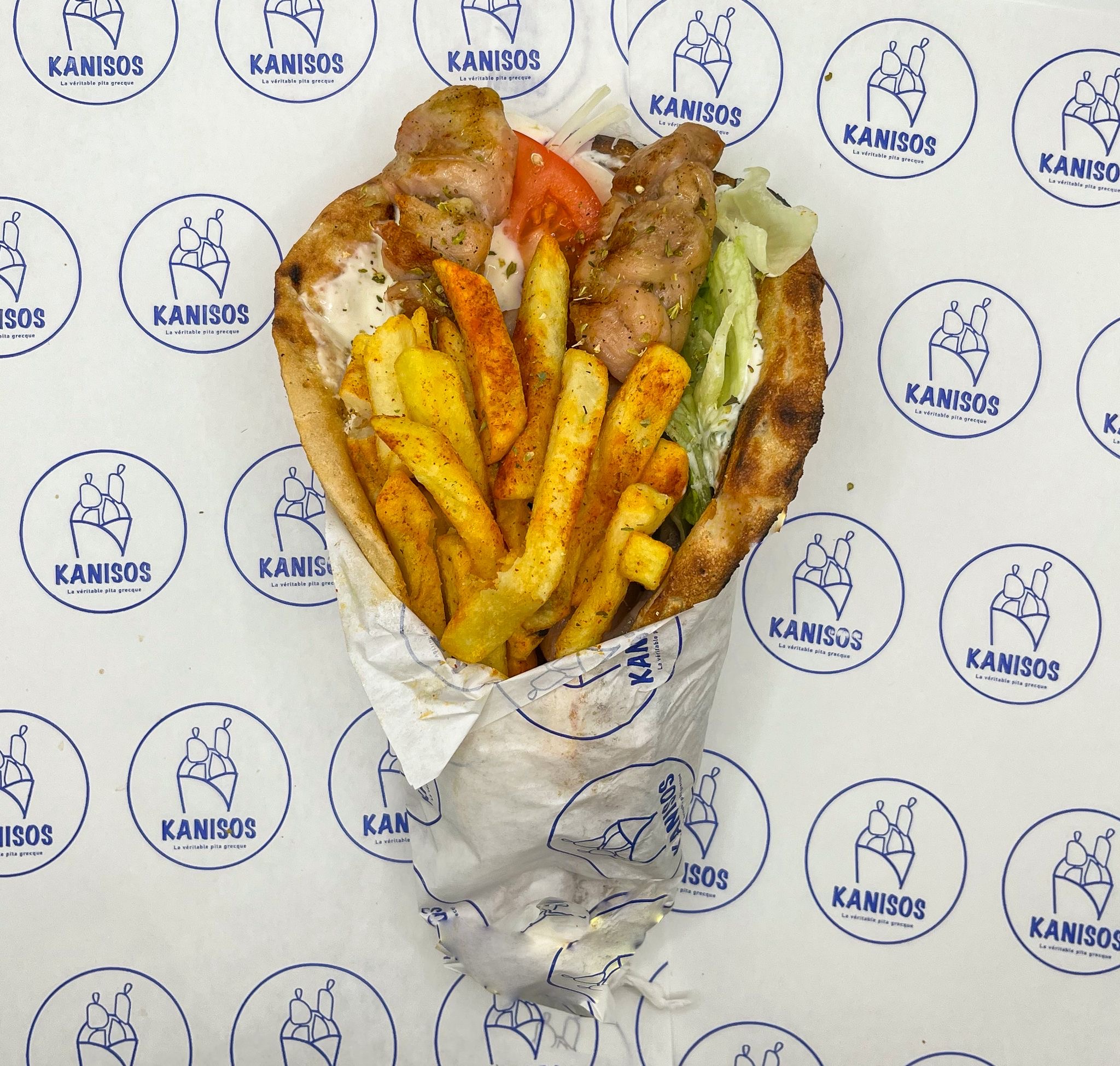 Chicken gyros pita